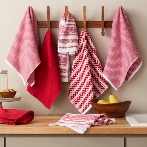 Kitchenaid kitchen towels red - kitchen,