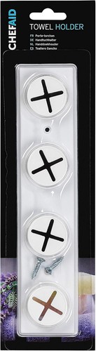 Chef aid hole tea towel - chef,