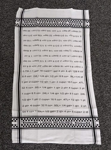 Kitchen aid cotton tea towel - aid,