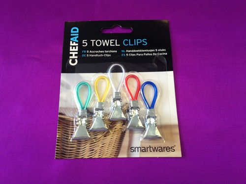 Chef aid towel clips for - 5,