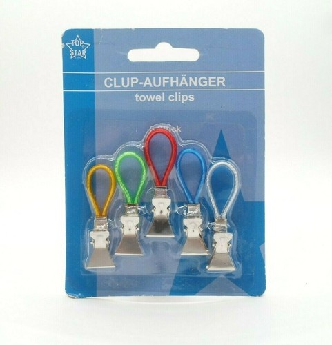 5pcs tea towel clips - tea,