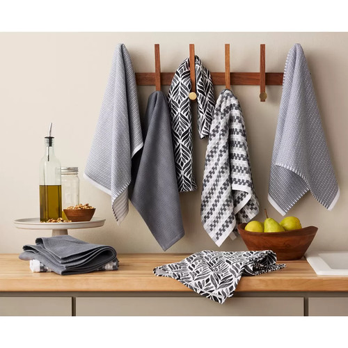 Kitchenaid kitchen towels grey - kitchen,