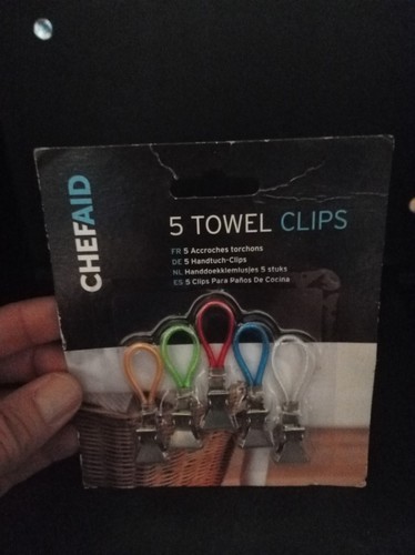 Chefaid towel clips yellow - chefaid,